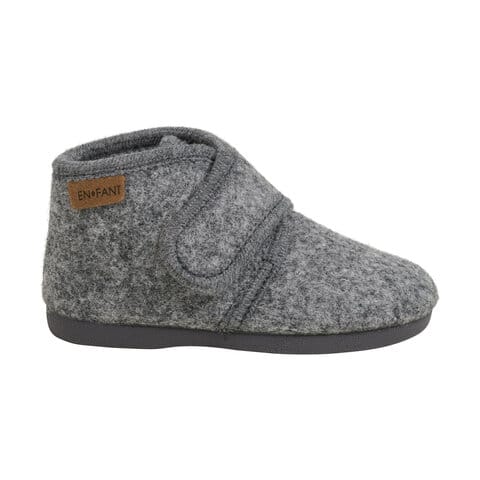 En Fant Inneskor Ulltofflor - Dark Gray Melange En Fant