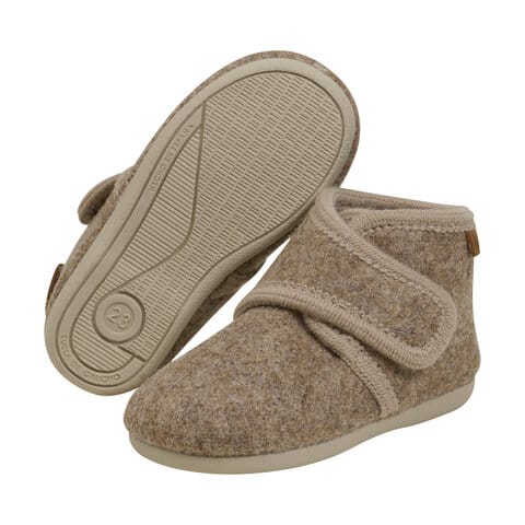 En Fant Inneskor Ulltofflor - Walnut Melange En Fant