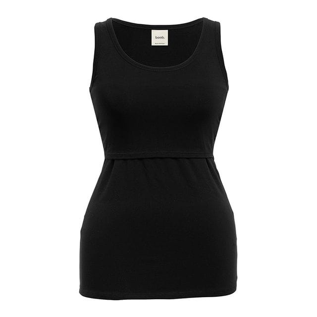 Classic Tank Top Black Boob