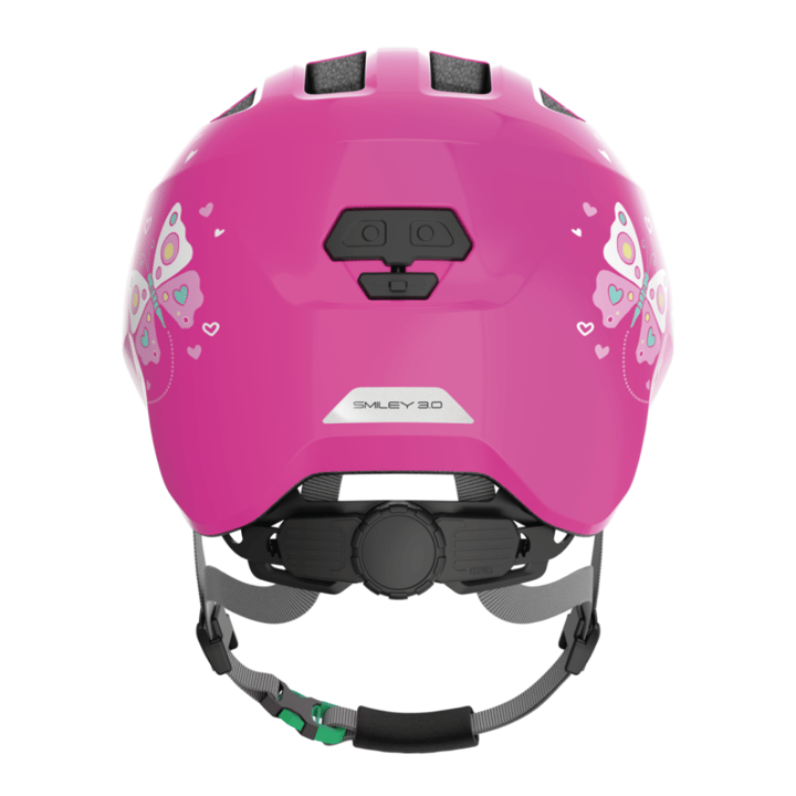 Hjälm Smiley 3.0 - Pink Butterfly ABUS