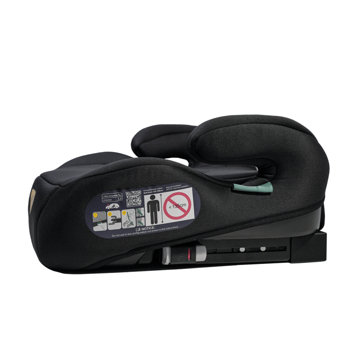 Mate 2 Isofix Bälteskudde - Shell Black Axkid