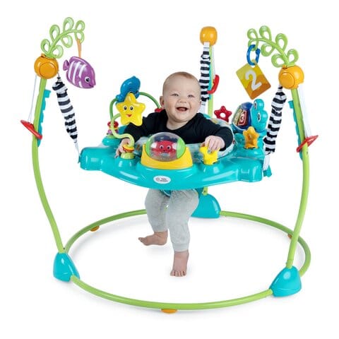 Hoppgunga och Aktivitetsbord 2-i-1 Baby Einstein