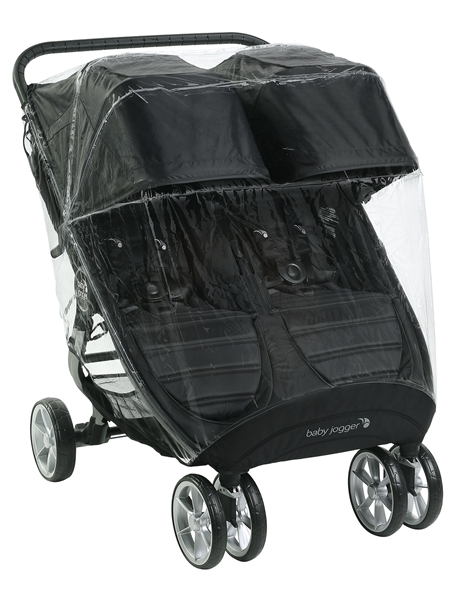 Baby Jogger Regnskydd City Mini 2 Double/GT2 Double Svart