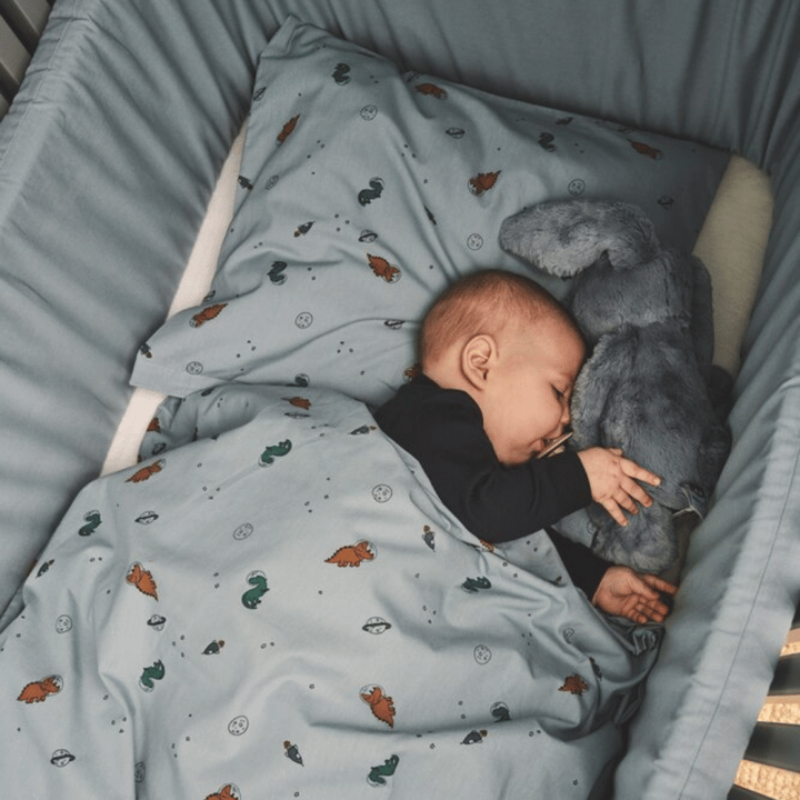 Bäddset Baby Dino - Slate BeKids