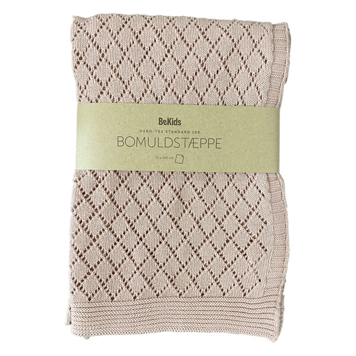 Bomullsfilt 75x100 cm - Rosa BeKids