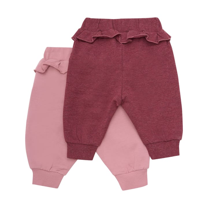 Byxor 2-pack Red Mahogany BeKids