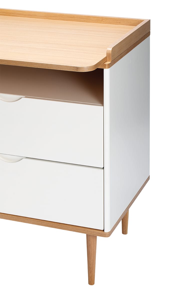 Curve Skötbord - Vit BeKids