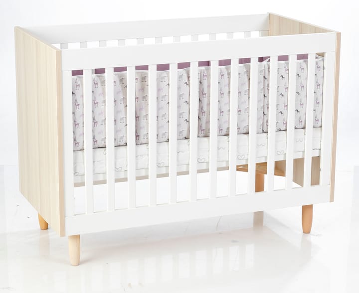Karl spjälsäng 120x60 cm - Vit BeKids