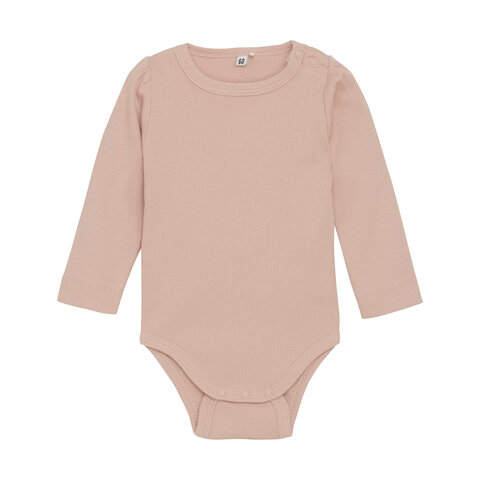 Product Image for BeKids  Långärmad Body Ribbad, Rose Dust - BabyWorld