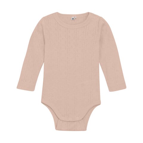 Långärmad Body - Rose Dust BeKids
