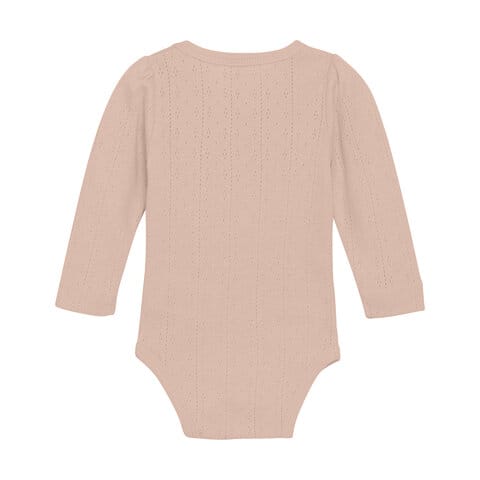 Långärmad Body - Rose Dust BeKids