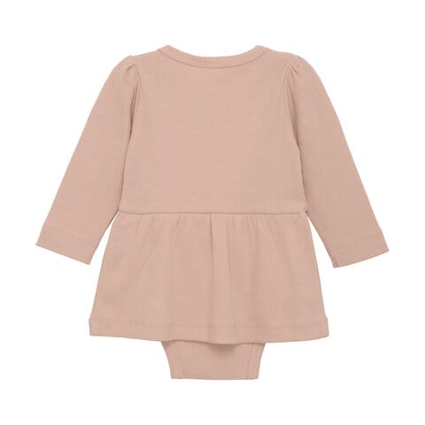Långärmad Bodyklänning - Rose Dust BeKids