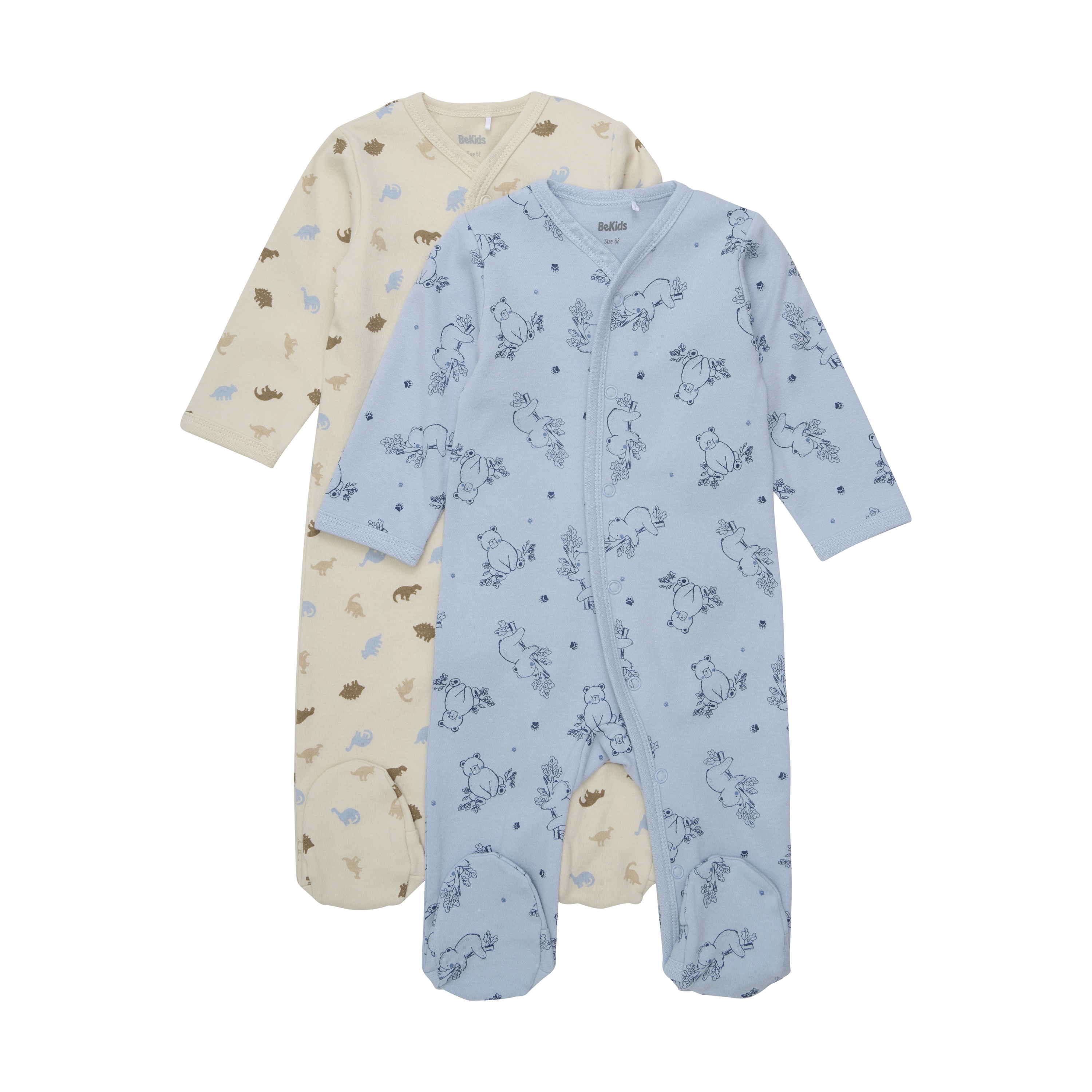 Product Image for BeKids  Pyjamas med fot, Blue Fog - BabyWorld