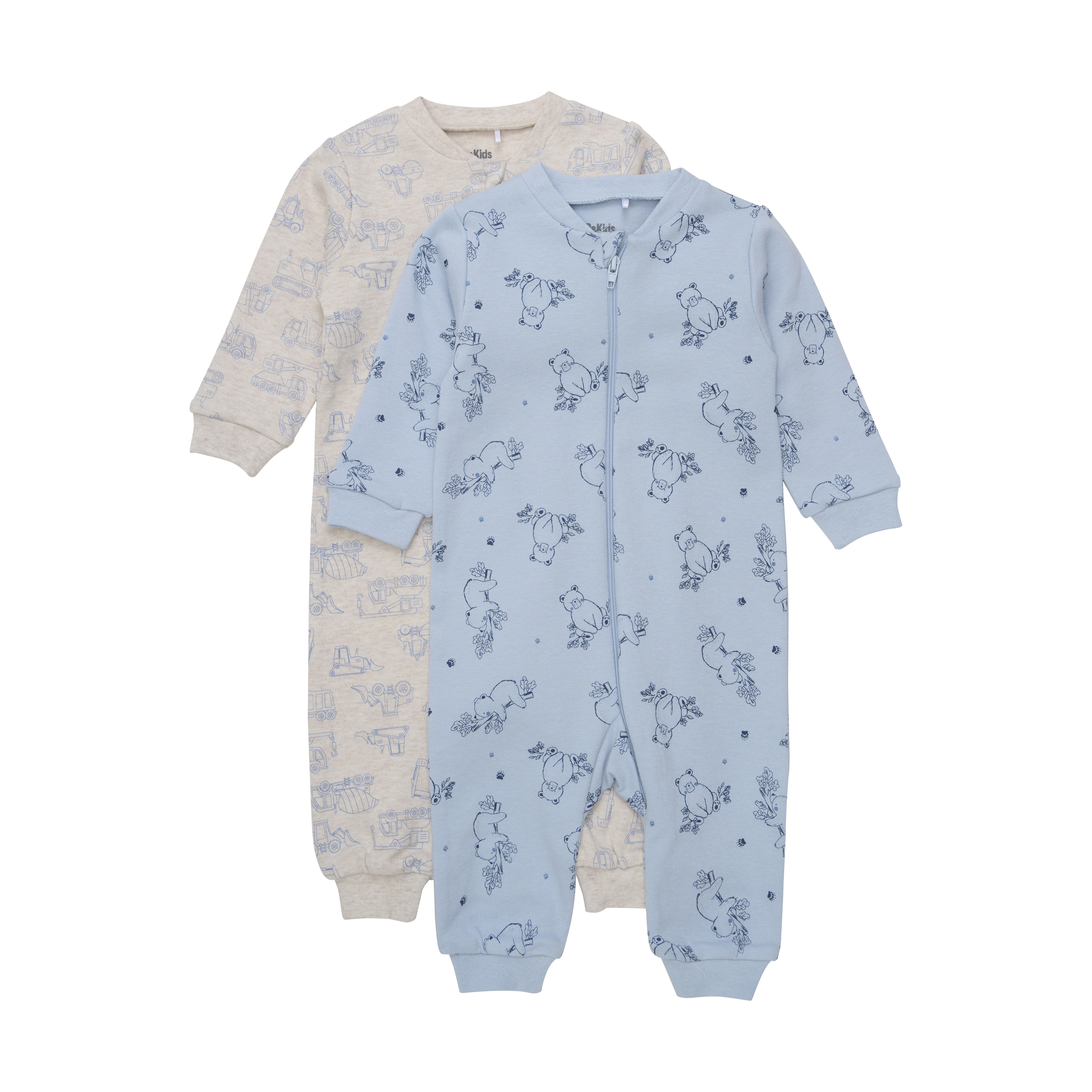 Product Image for BeKids  Pyjamas utan fot, Blue Fog - BabyWorld