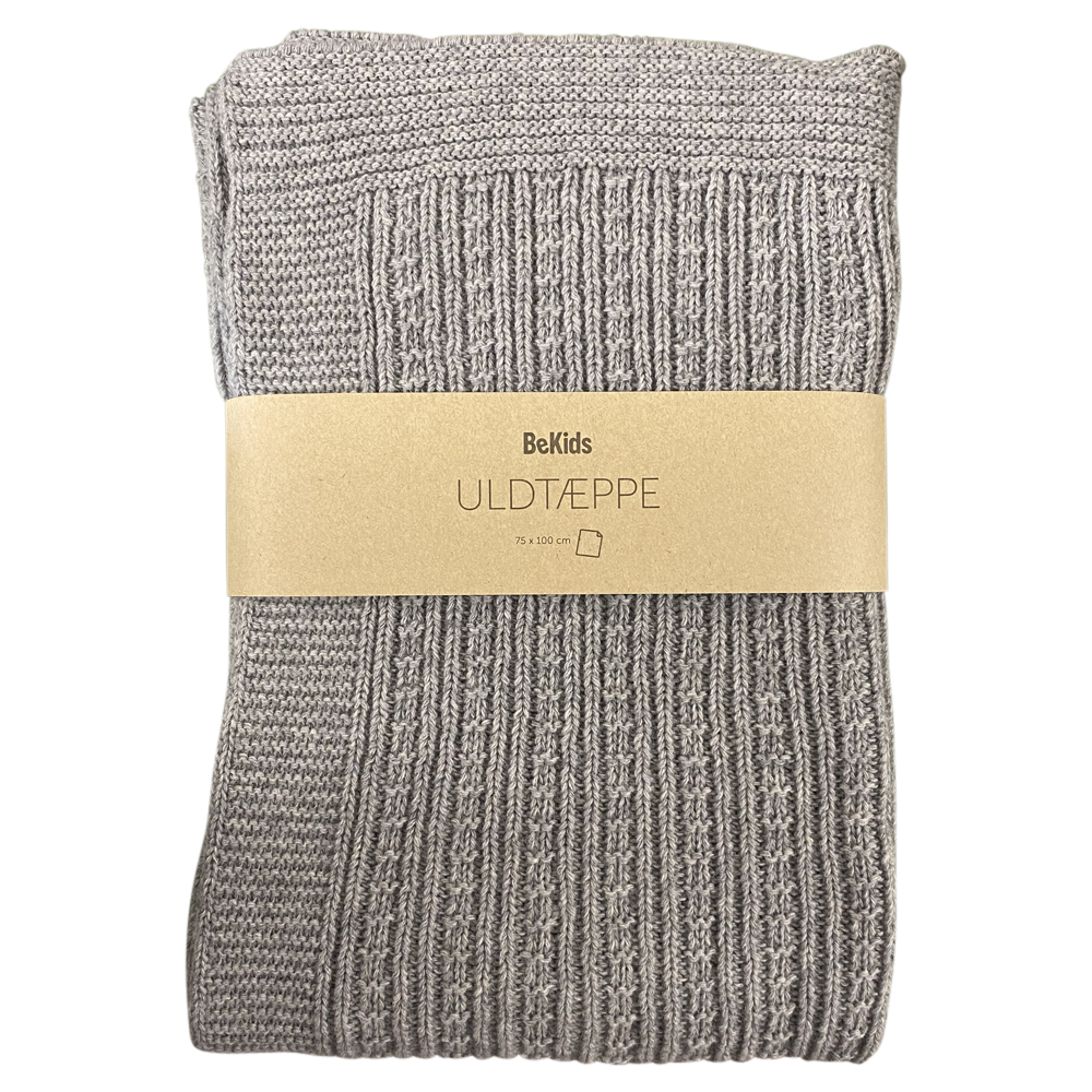BeKids Ullfilt 75x100 cm Grå