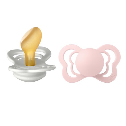 BIBS Napp Couture 2-pack latex Haze/Blossom