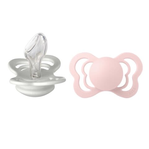 Napp Couture 2-pack silikon - Haze/Blossom BIBS