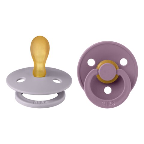 BIBS Napp Colour 2-pack Latex symmetrisk Fossil Grey