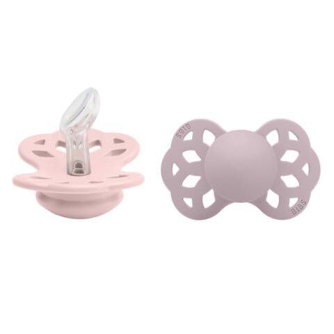 Nappar Infinity 2-pack Anatomisk - Blossom/Dusky Lilac BIBS