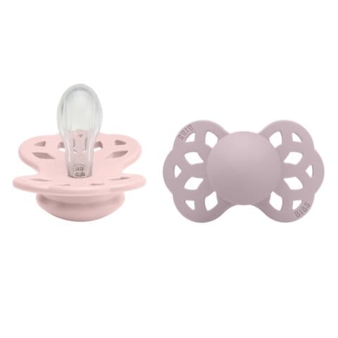 Nappar Infinity 2-pack Silikon symmetrisk - Blossom/Lilac