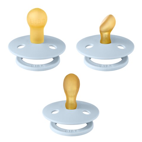 BIBS Nappar Try-it samling 3-pack Chamomile Lawn Baby Blue