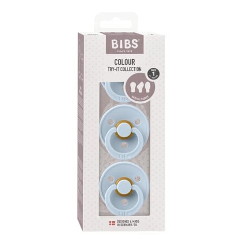 Nappar Try-it samling 3-pack - Chamomile Lawn Baby Blue BIBS