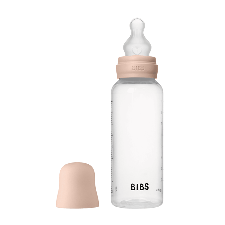 Nappflaska Baby Silikon 1-pack 270ml Medium Flow - Blush BIBS