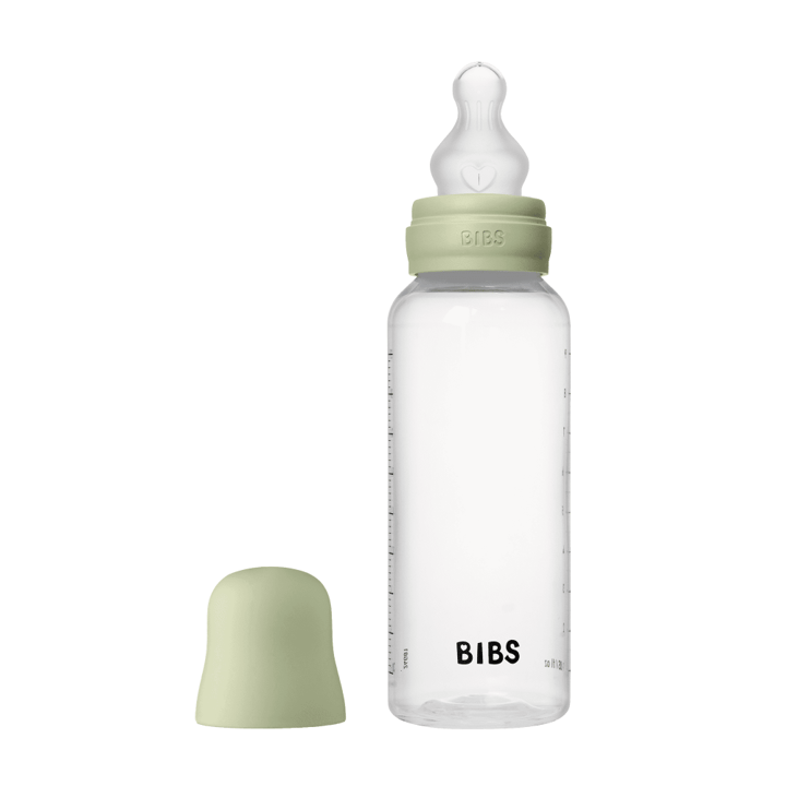 Nappflaska Baby Silikon 1-pack 270ml Medium Flow - Sage BIBS