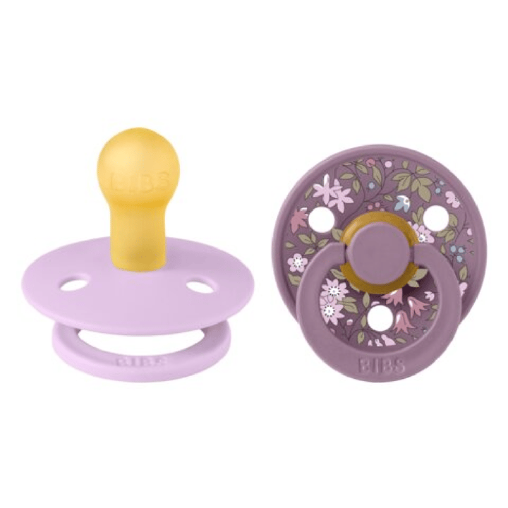 Colour 2-pack Latex - Chamomile Violet Sky Mix BIBS X LIBERTY