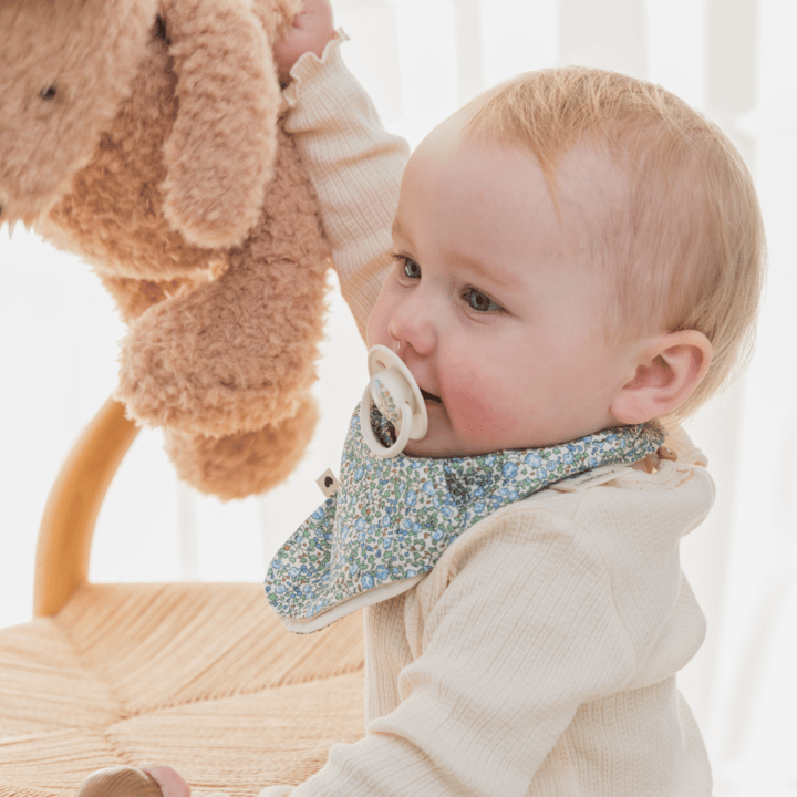 De Lux 2-pack Silikon - Eloise Baby Blue Mix BIBS X LIBERTY