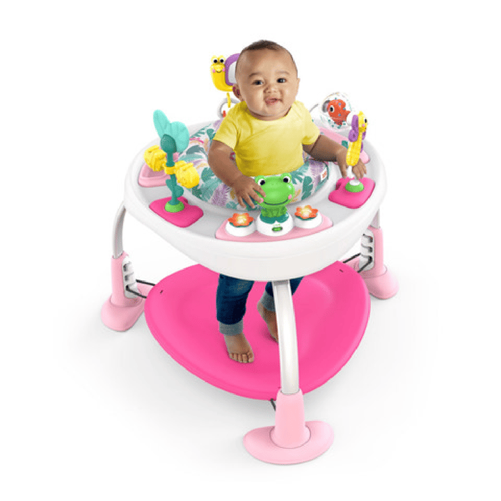 Bounce Baby 2-in-1 Aktivitetsbord - Pink Bright Starts