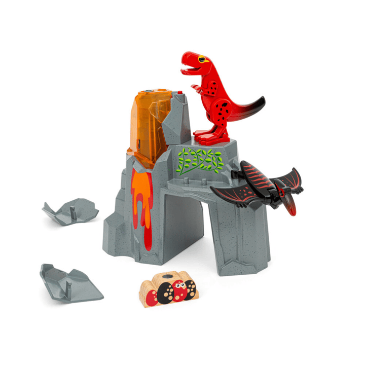 Aktiv Vulkan med Dinosaurier Brio