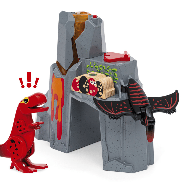 Aktiv Vulkan med Dinosaurier Brio