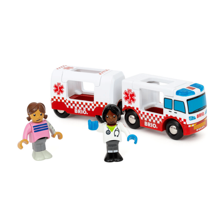 Ambulance med Ljud och Ljus Brio