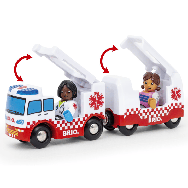 Ambulance med Ljud och Ljus Brio