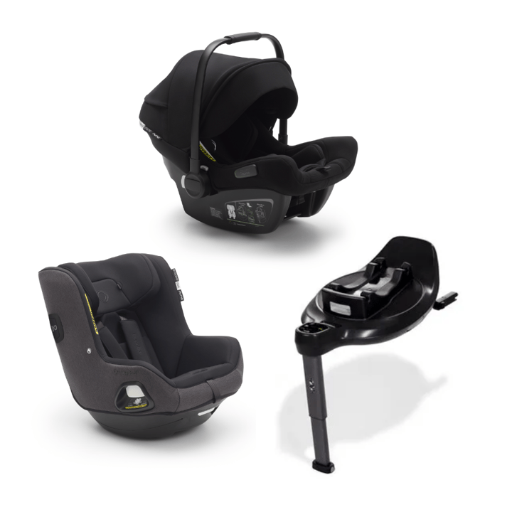 Babyskydd Turtle Air by Nuna + Owl by Nuna + Bas 360 Bugaboo