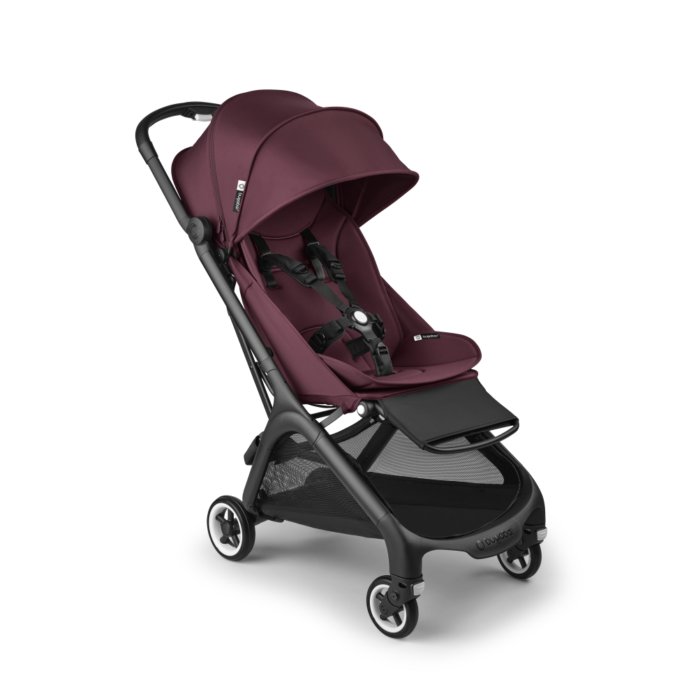 Bugaboo Butterfly Resevagn Black/Dark Cherry