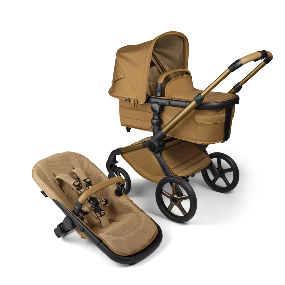 Product Image for Bugaboo  Fox 5 Complete Noir Limited Edition, Amber Glow - BabyWorld
