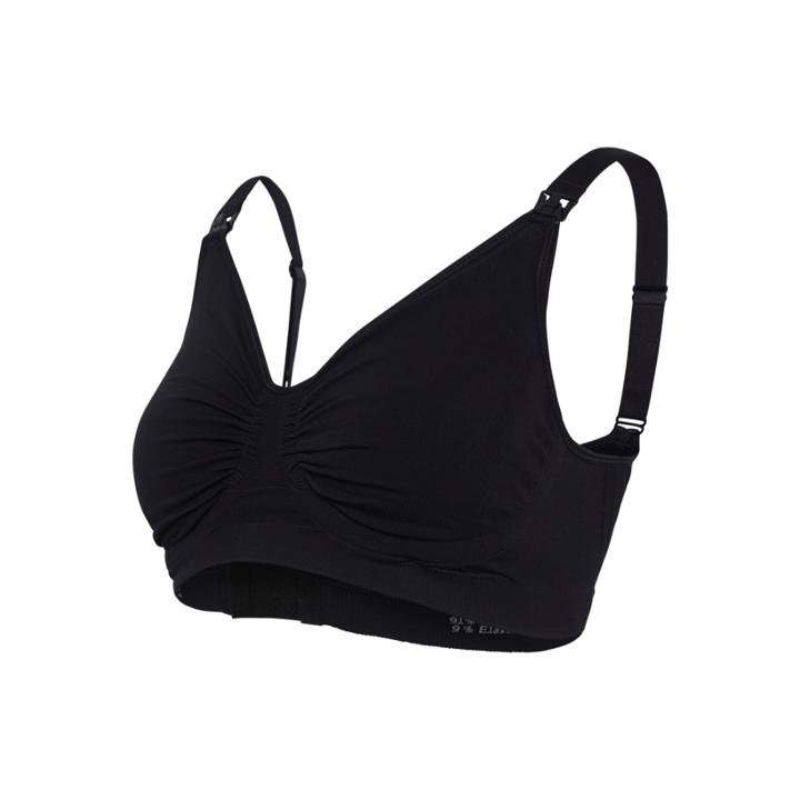 Amnings-Bh Seamless GelWire Svart Carriwell