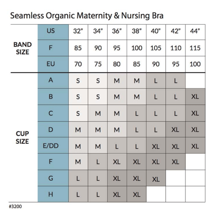 Amnings-Bh Seamless Organic Cotton Vit Carriwell
