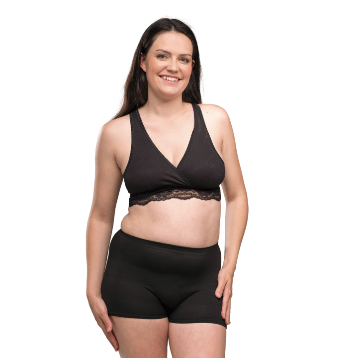 Gravid & Sjukhustrosor 2-Pack One Size - Svart Carriwell