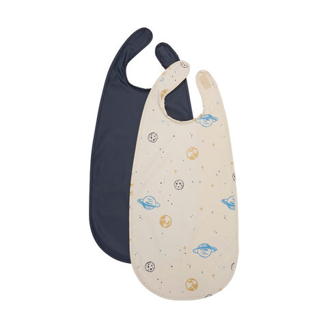 Celavi Lång Haklapp 2-pack Dark Navy