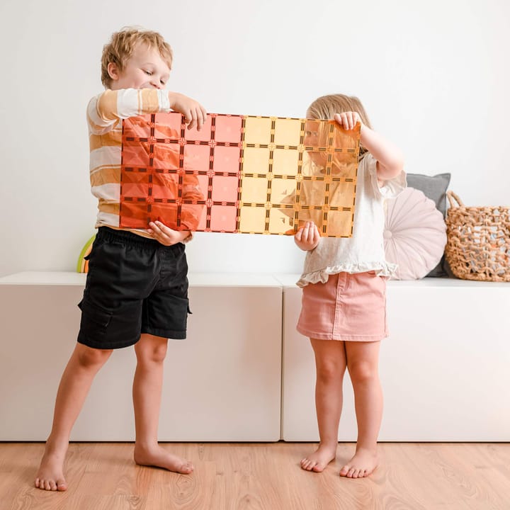 Connext Basplattor 2-pack Pastel - Lemon/Peach CONNETIX