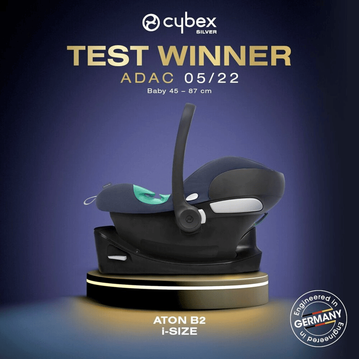 Aton B2 I-size inkl. Base ONE - Volcano Black Cybex