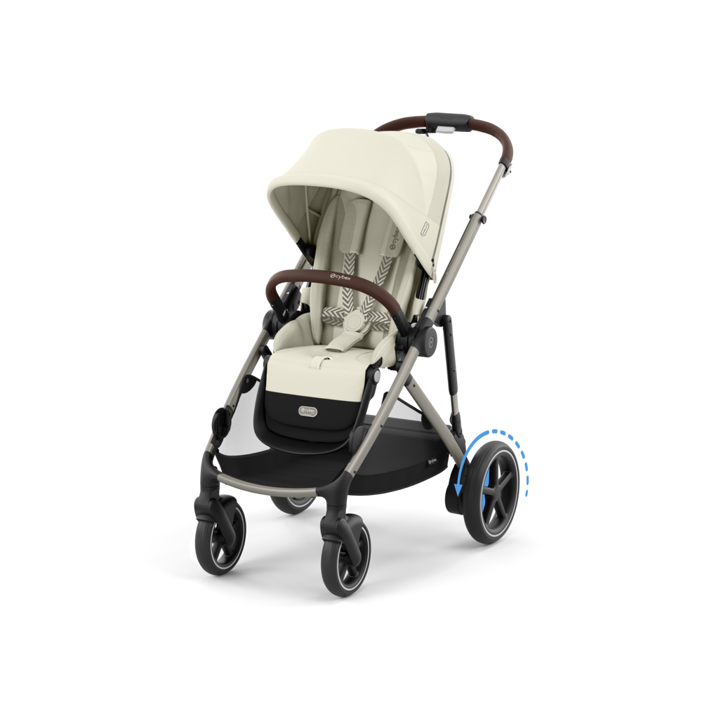 Cybex E-Gazelle S Sittvagn Taupe/Seashell Beige
