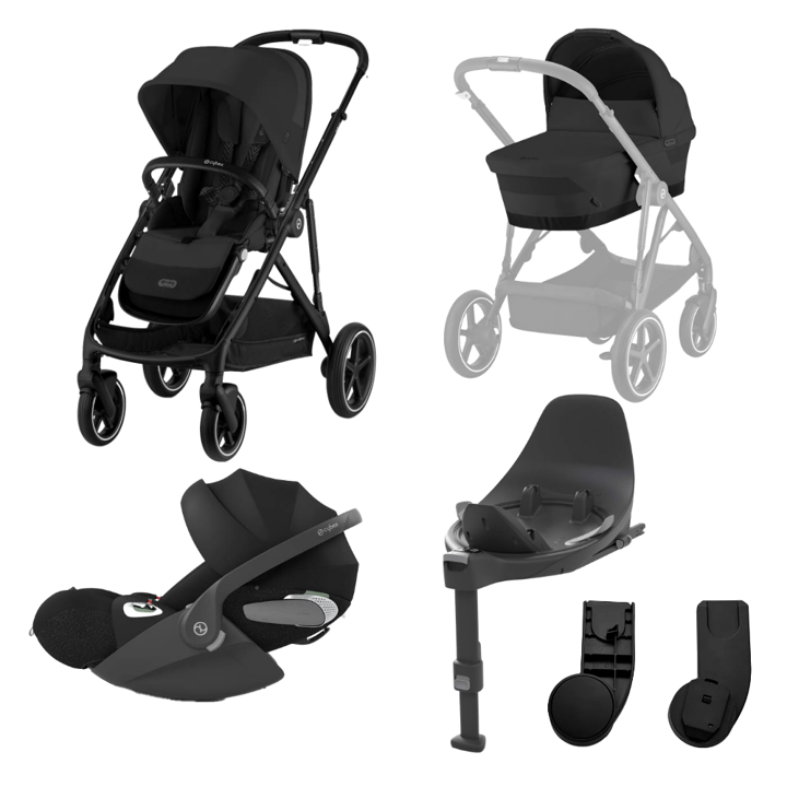 Gazelle S Duovagn + Cybex Cloud T + Basenhet T + Adapter Cybex