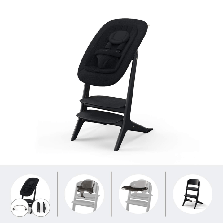 Platinum Lemo 4in1 Set - Black Wood Cybex