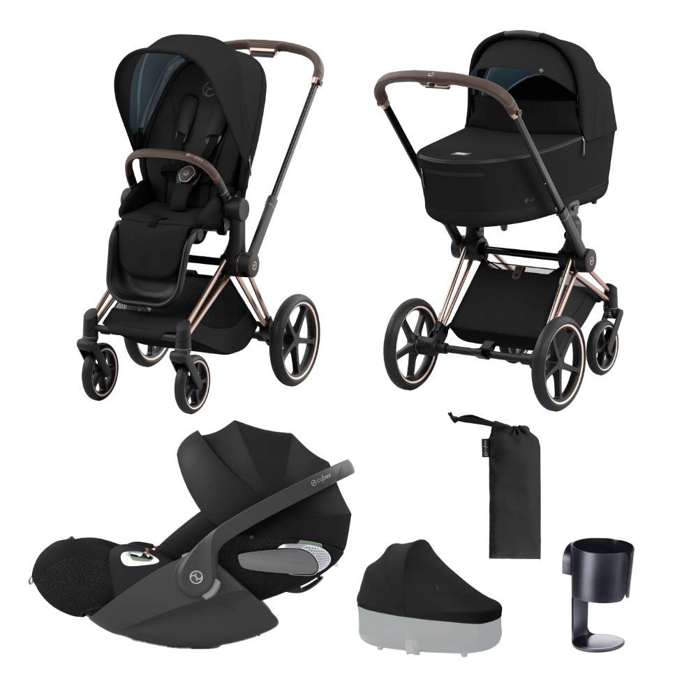 Cybex Cybex Priam Duovagn inkl. Cloud T + Myggnät + Mugghållare + Solskydd
