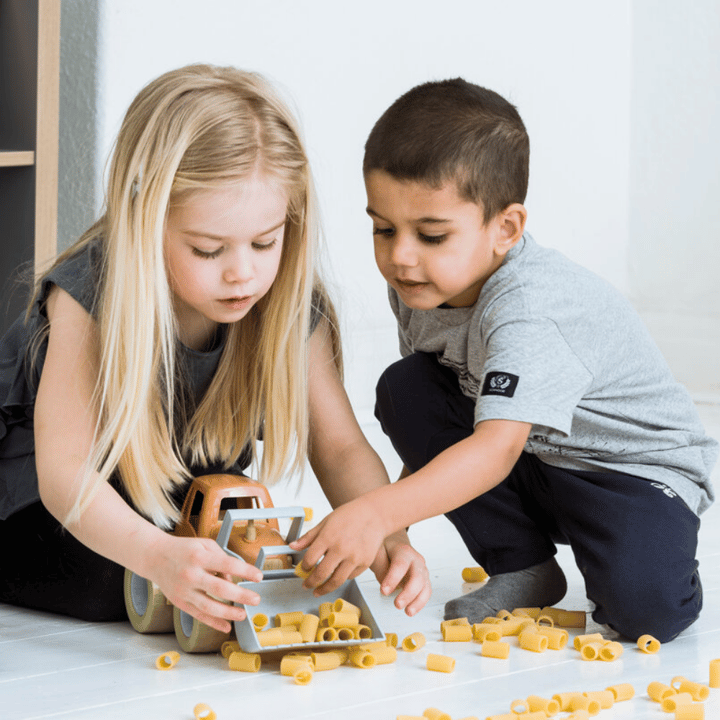 Traktor med Grävskopa Bio-Plast DanToy