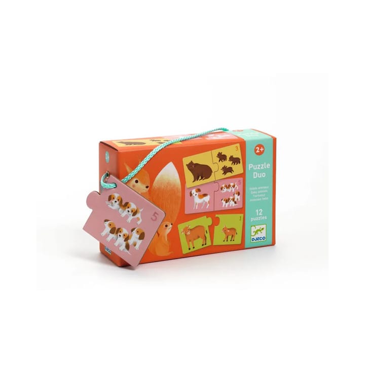 Pussel Duo Baby Animals Djeco